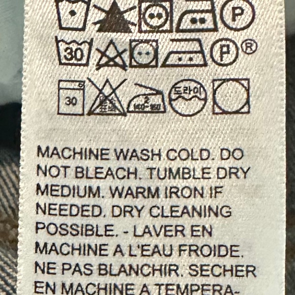 Levi's 501 Button Fly High-Rise Stretch Denim Shorts Size 28 Distressed Classic - Picture 10 of 13